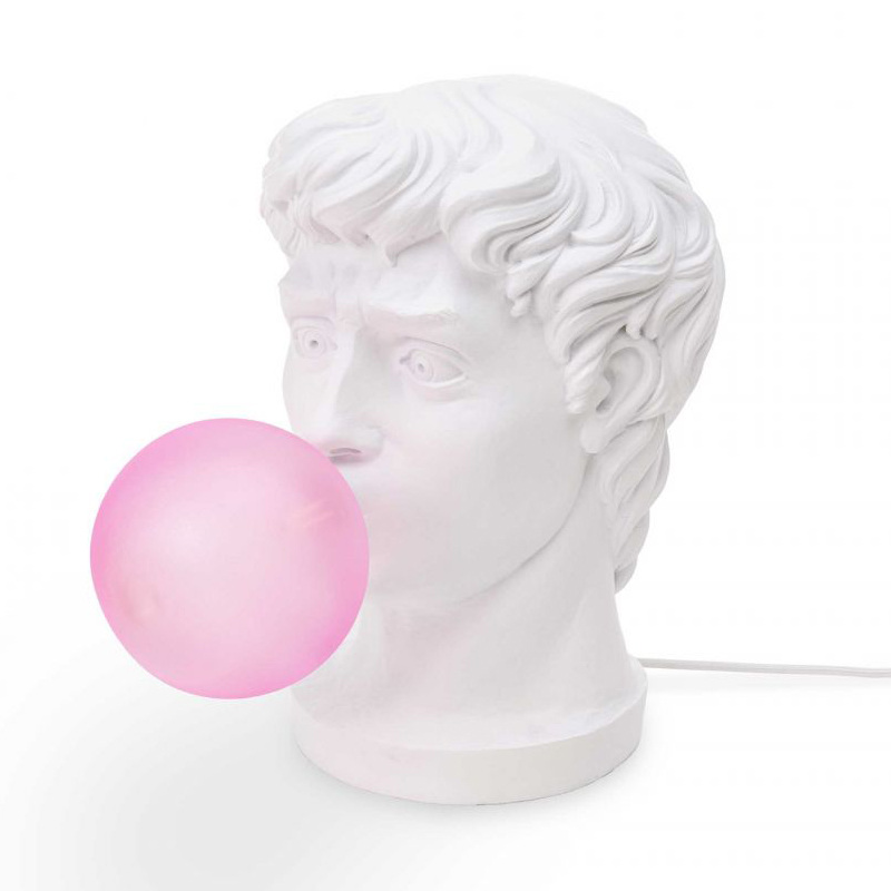 Настольная лампа Seletti Wonder times Белый Розовый Настольная лампа Seletti Wonder times Белый Розовый в Костроме | Loft Concept
