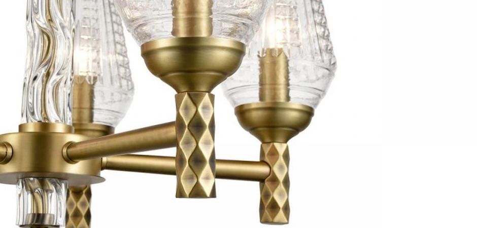 Люстра Ribbed Chandelier Люстра Ribbed Chandelier - Loft-Concept в Костроме
