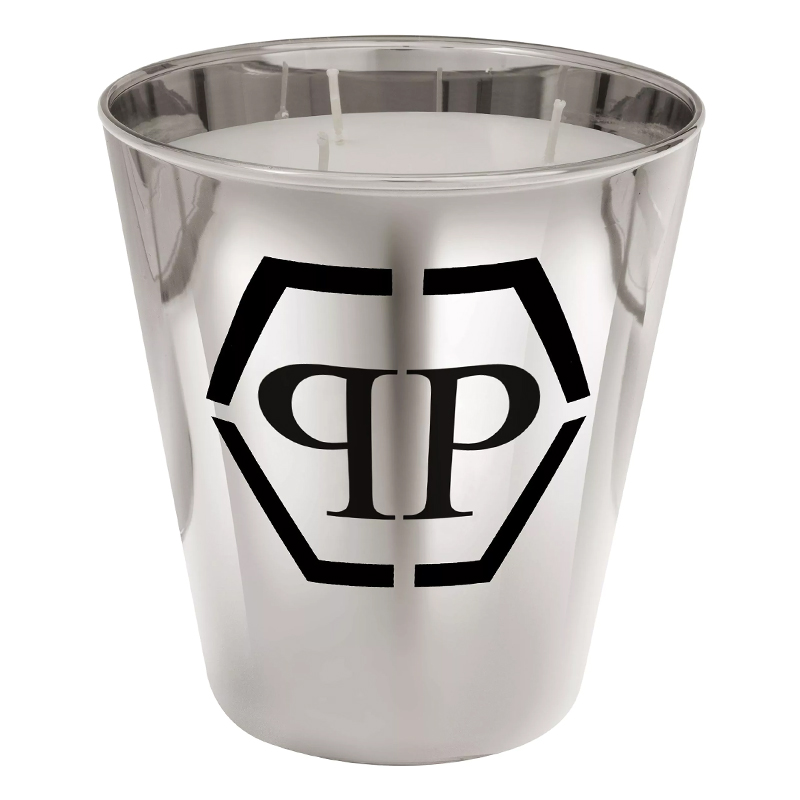 Свеча Philipp Plein Candle Empire Platinum S Серебряный Черный Белый Свеча Philipp Plein Candle Empire Platinum S Серебряный Черный Белый в Костроме | Loft Concept