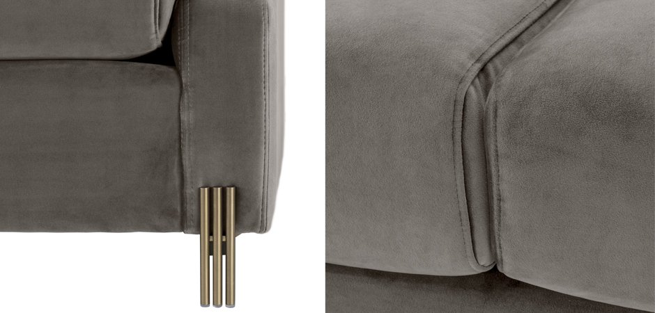Диван Eichholtz Sofa Candice grey Диван Eichholtz Sofa Candice grey - Loft-Concept в Костроме