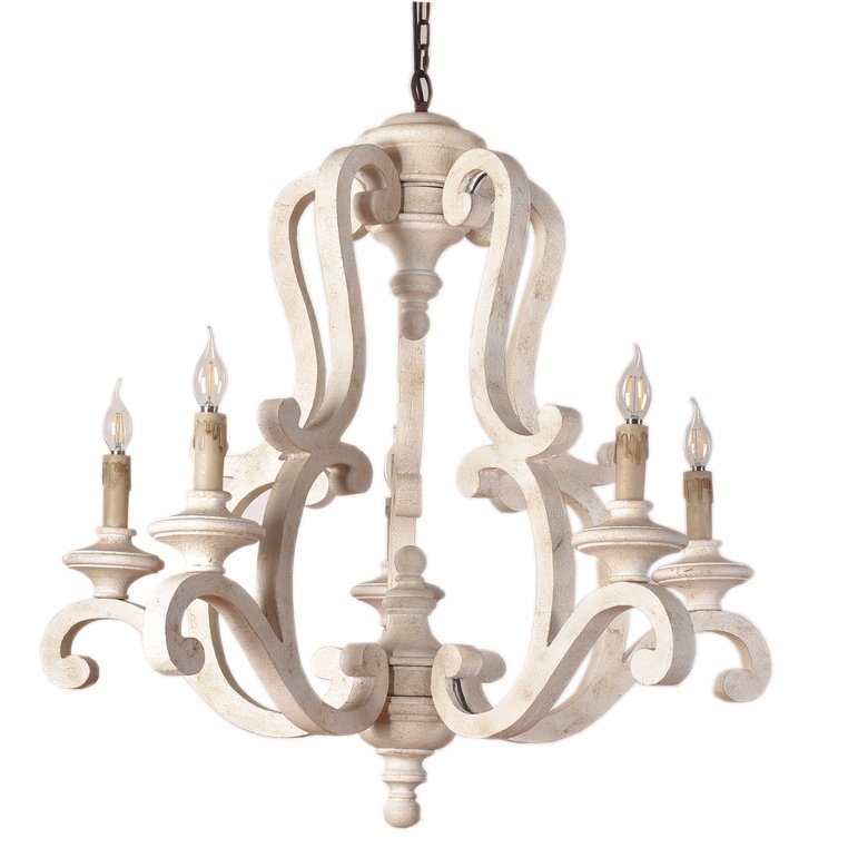 Люстра Ivory Provence Chandeliers Бежево-серый Коричневый Люстра Ivory Provence Chandeliers Бежево-серый Коричневый в Костроме | Loft Concept
