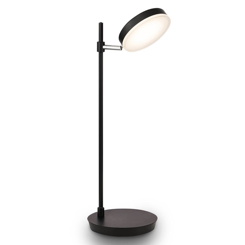 Настольная лампа Maxine Light Table Lamp Черный Белый Настольная лампа Maxine Light Table Lamp Черный Белый в Костроме | Loft Concept