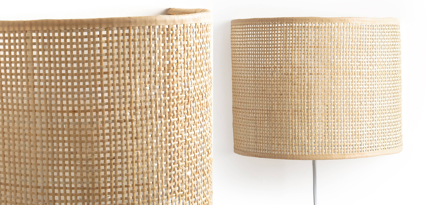 Бра Ottar Wicker Bamboo Cane beige - фото №1