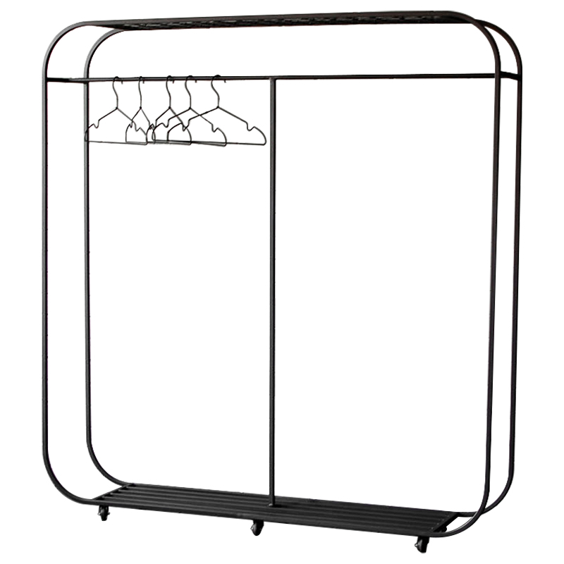Рейл Hughes Industrial Metal Rust Clothes Rail Черный Рейл Hughes Industrial Metal Rust Clothes Rail Черный в Костроме | Loft Concept
