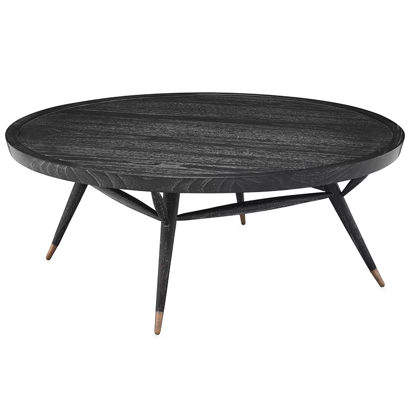 Кофейный стол Eichholtz Coffee Table Phoenix Черный Латунь Кофейный стол Eichholtz Coffee Table Phoenix Черный Латунь в Костроме | Loft Concept