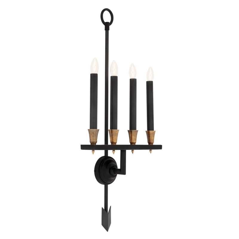 Бра Eichholtz Wall Lamp Gaillard Темная бронза Латунь Античная полированная Бра Eichholtz Wall Lamp Gaillard Темная бронза Латунь Античная полированная в Костроме | Loft Concept