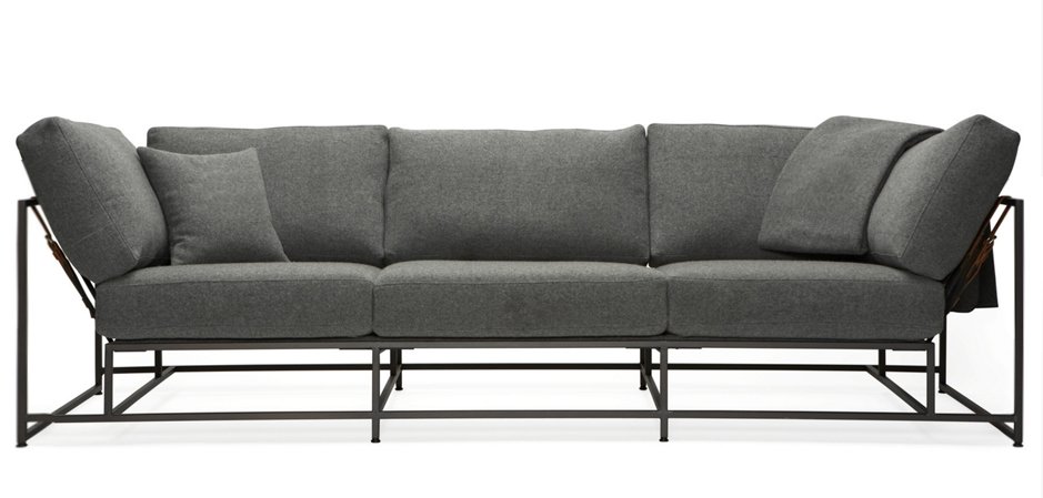 Диван Grey Wool Sofa Диван Grey Wool Sofa - Loft-Concept в Костроме