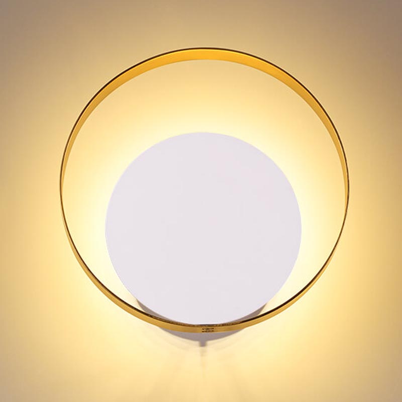 Бра Globo Ocular Sconce Circle White Золотой Белый в Костроме | Loft Concept 