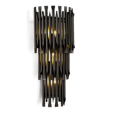 Бра MATHENY III WALL LAMP by DELIGHTFULL Black Черный матовый Бра MATHENY III WALL LAMP by DELIGHTFULL Black Черный матовый в Костроме | Loft Concept