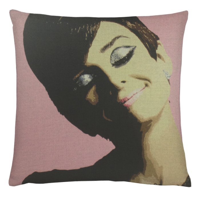 Декоративная подушка Audrey Hepburn 4 Дымчатая Роза Декоративная подушка Audrey Hepburn 4 Дымчатая Роза в Костроме | Loft Concept
