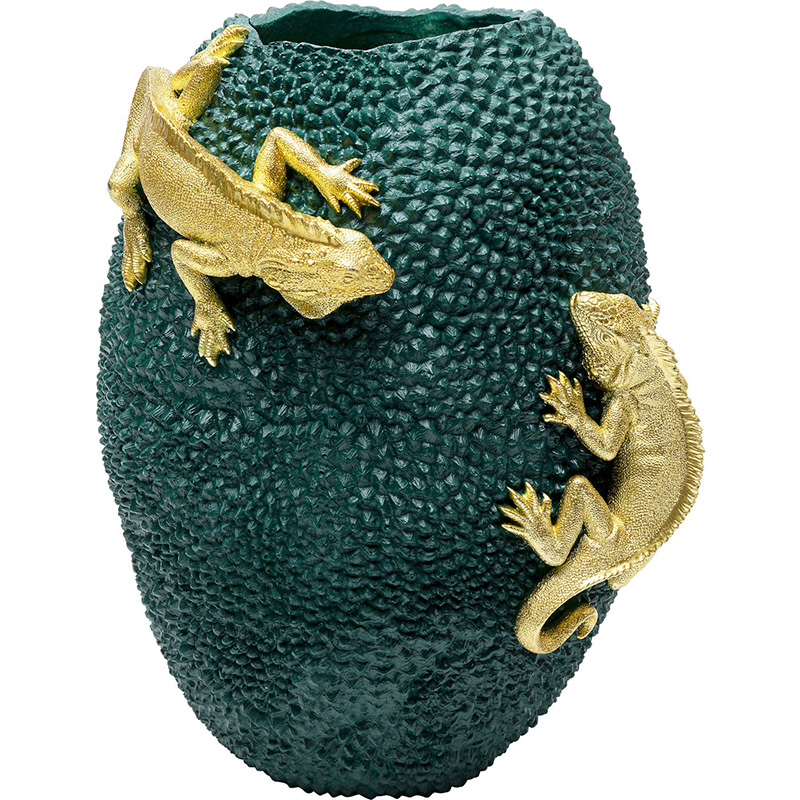 Ваза Two Lizards and green fruit Зеленый Ваза Two Lizards and green fruit Зеленый в Костроме | Loft Concept