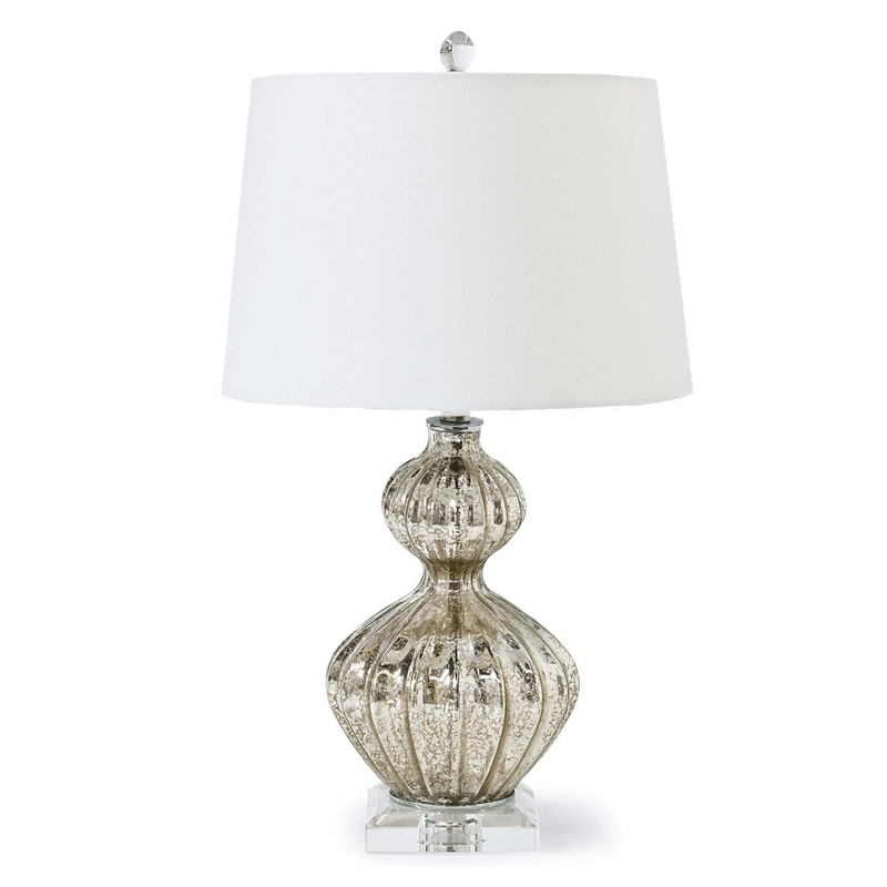 Настольная лампа Loraine Silver Table lamp Серебряный Настольная лампа Loraine Silver Table lamp Серебряный в Костроме | Loft Concept