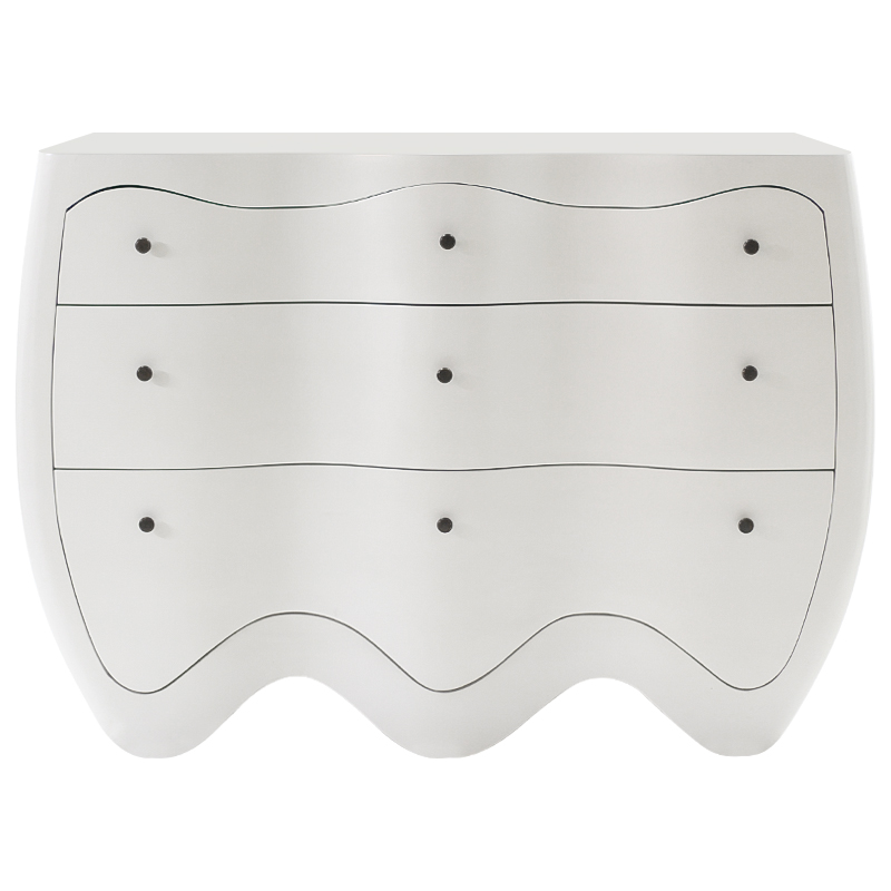 Комод WAVES Kelly Wearstler Chest of Drawers Белый Комод WAVES Kelly Wearstler Chest of Drawers Белый в Костроме | Loft Concept