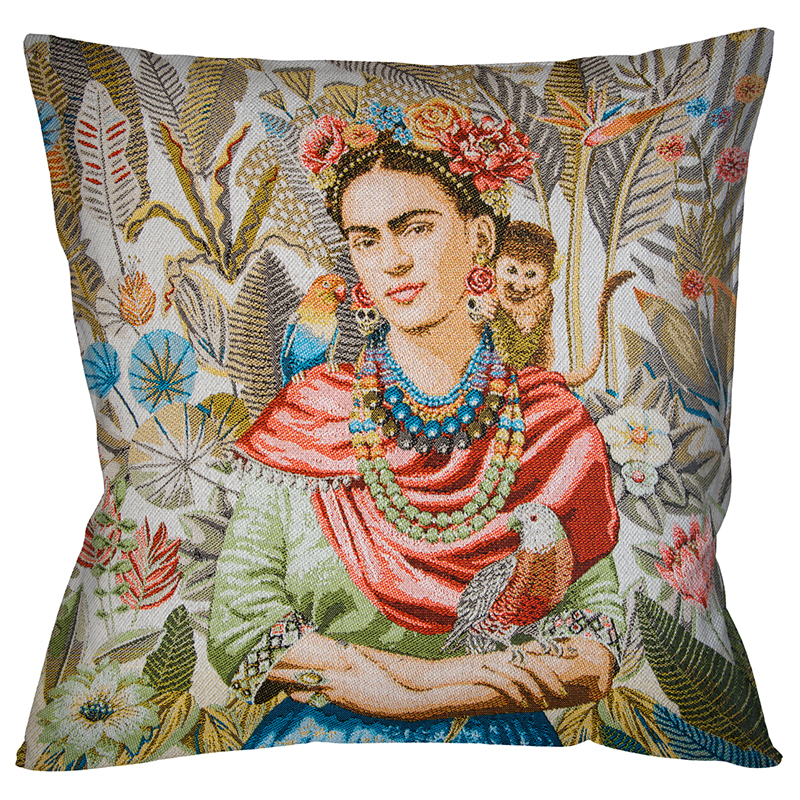 Декоративная подушка Frida Kahlo Мульти Декоративная подушка Frida Kahlo Мульти в Костроме | Loft Concept