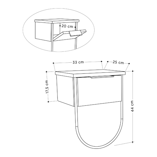 Прикроватная тумба бежево-серого цвета с откидной дверцей NORFOLK NIGHTSTAND LIGHT MOCHA Прикроватная тумба бежево-серого цвета с откидной дверцей NORFOLK NIGHTSTAND LIGHT MOCHA в Костроме