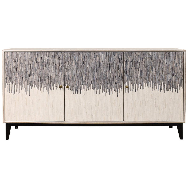 Комод с инкрустацией Grey White Bone Inlay Серый Белый ivory ( слоновая кость ) Комод с инкрустацией Grey White Bone Inlay Серый Белый ivory ( слоновая кость ) в Костроме | Loft Concept