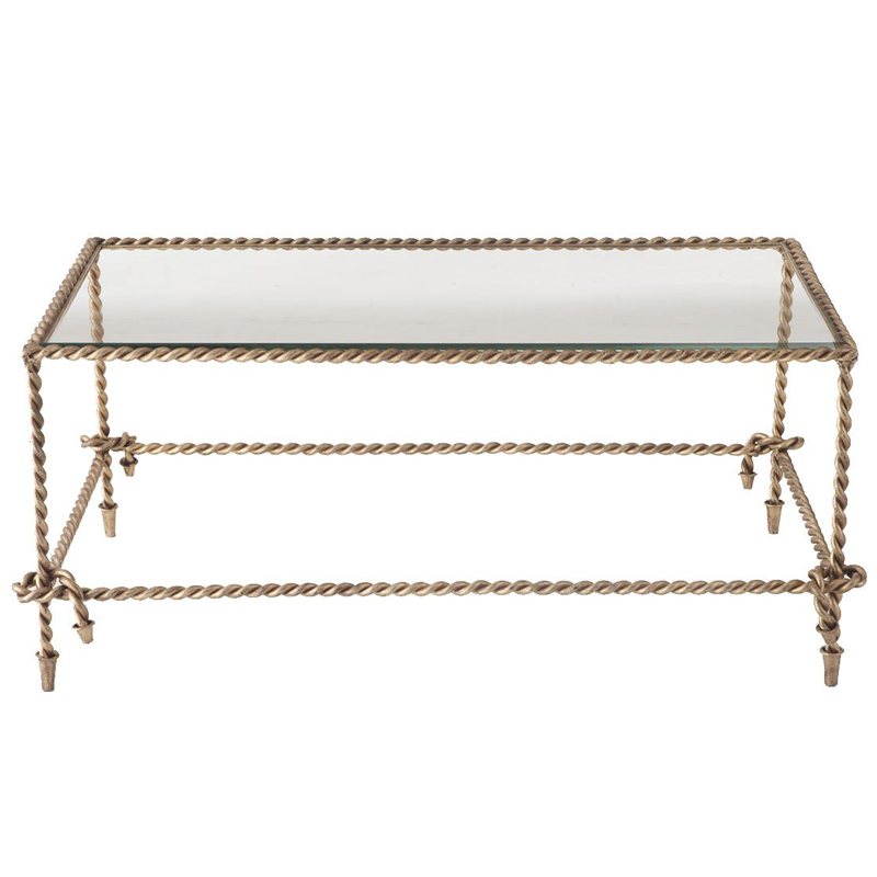 Кофейный стол Golden pigtail Золотой Кофейный стол Golden pigtail Золотой в Костроме | Loft Concept
