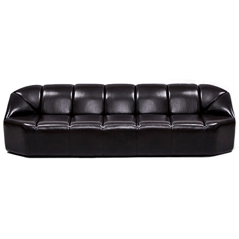 Диван Futurism Leather Sofa Черный Диван Futurism Leather Sofa Черный в Костроме | Loft Concept