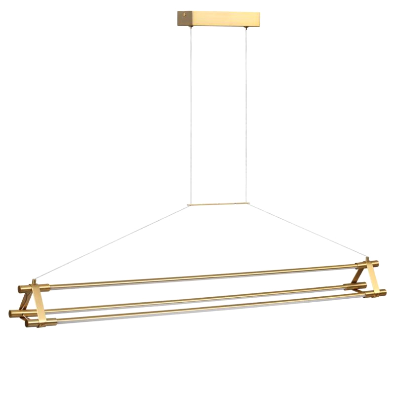 Люстра Trumpet tube Ширина 117.5см Бронза Белый Люстра Trumpet tube Ширина 117.5см Бронза Белый в Костроме | Loft Concept