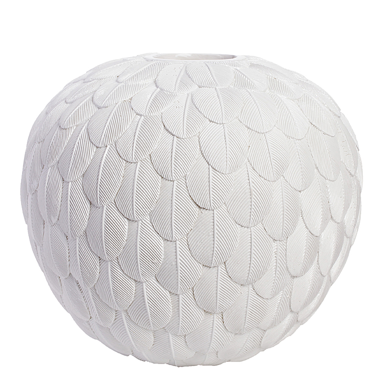 Ваза Feather Ball Белый Ваза Feather Ball Белый в Костроме | Loft Concept
