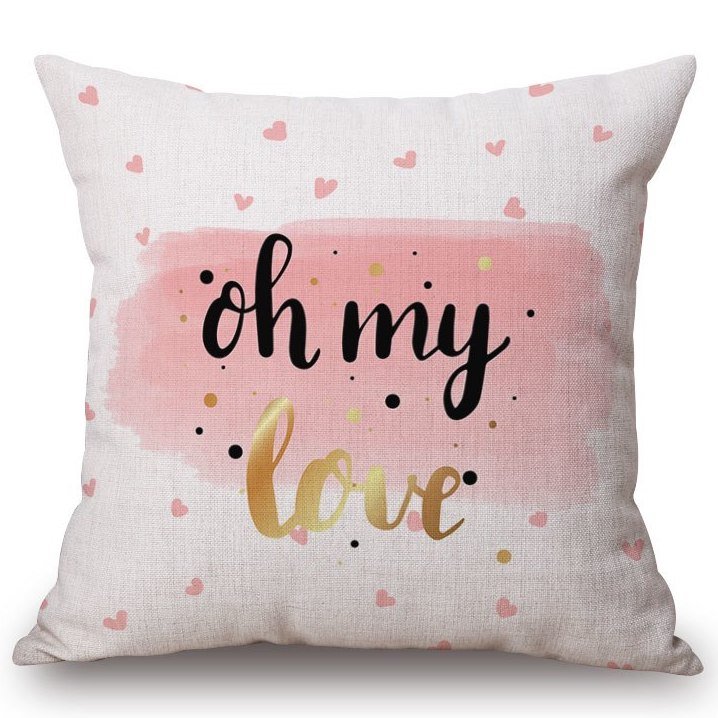 Декоративная подушка Oh my love Декоративная подушка Oh my love в Костроме | Loft Concept