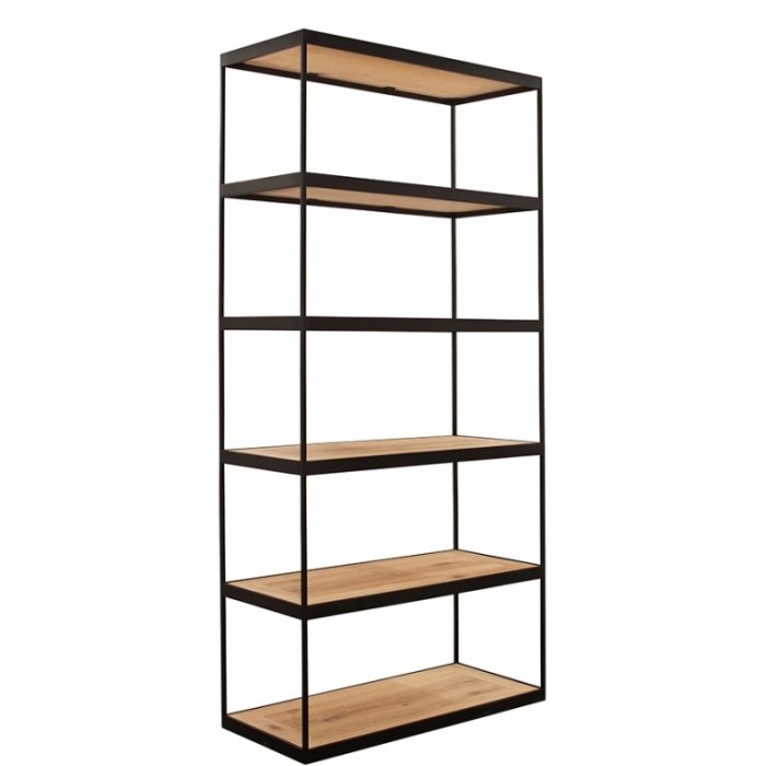 Стеллаж Industrial Oak Shelving Unit Стеллаж Industrial Oak Shelving Unit в Костроме | Loft Concept