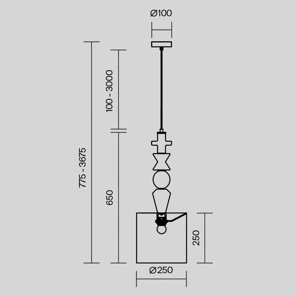 Подвесной светильник Comforty Е27 в Костроме