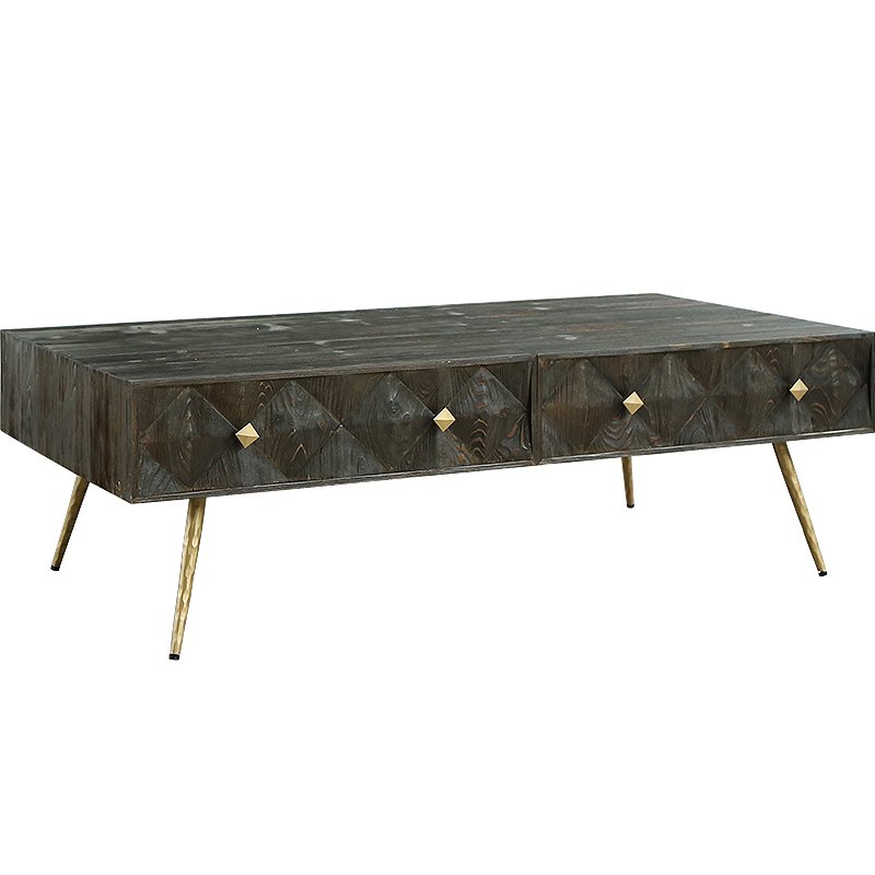 Кофейный стол Reflect Coffee Table Латунь Черный Кофейный стол Reflect Coffee Table Латунь Черный в Костроме | Loft Concept
