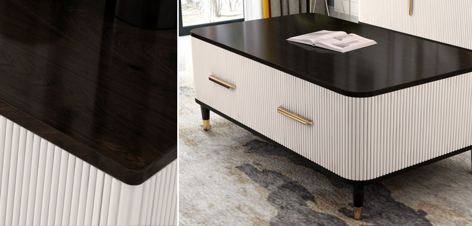 Birmingham Textured Coffee Table White Birmingham Textured Coffee Table White - Loft-Concept в Костроме