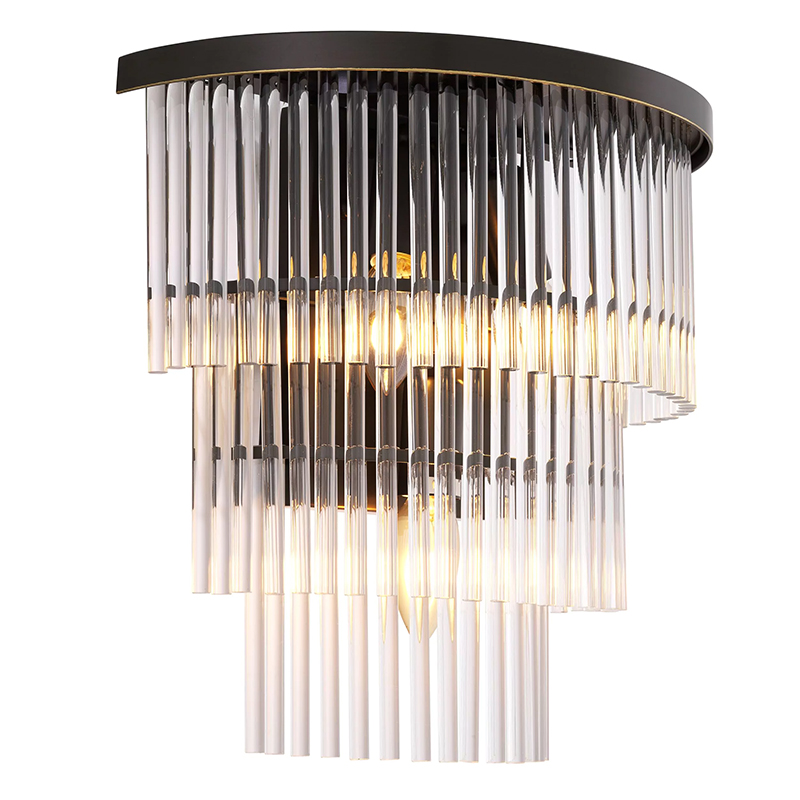 Бра Eichholtz Wall Lamp East Bronze Прозрачное Стекло Темная бронза Бра Eichholtz Wall Lamp East Bronze Прозрачное Стекло Темная бронза в Костроме | Loft Concept