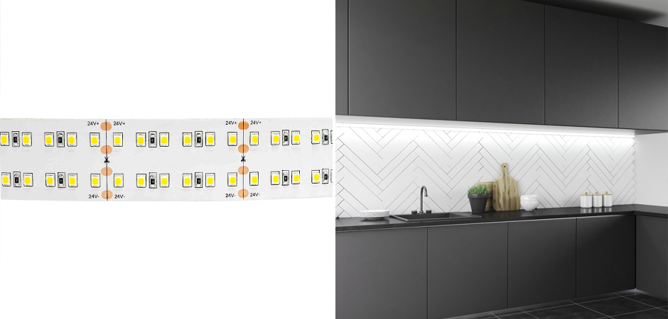 Светодиодная лента 42W/m 240 диодов/3м 2835SMD дневной белый 5M Светодиодная лента 42W/m 240 диодов/3м 2835SMD дневной белый 5M - Loft-Concept в Костроме