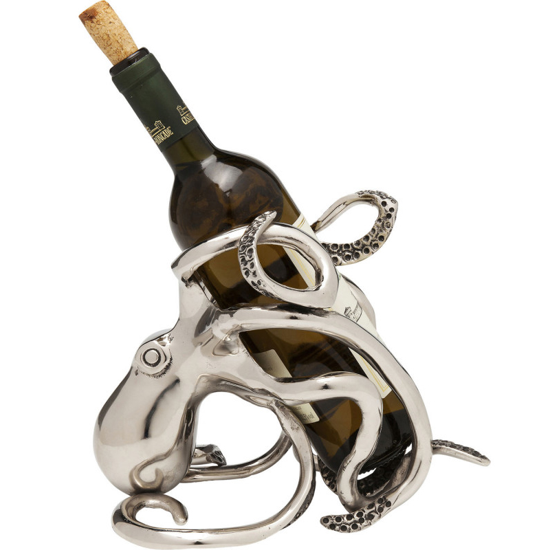 Держатель для бутылки Chrome Octopus Хром Держатель для бутылки Chrome Octopus Хром в Костроме | Loft Concept