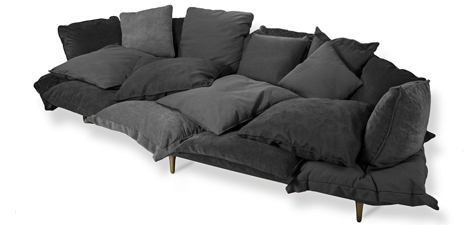 Диван Seletti Sofa Comfy charcoal grey Диван Seletti Sofa Comfy charcoal grey - Loft-Concept в Костроме