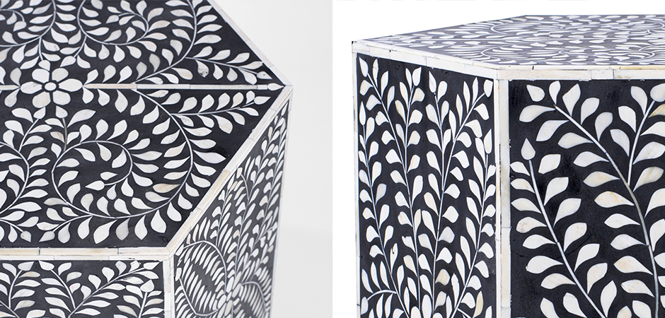 Табурет Inlaid Bone Hexagon Табурет Inlaid Bone Hexagon - Loft-Concept в Костроме