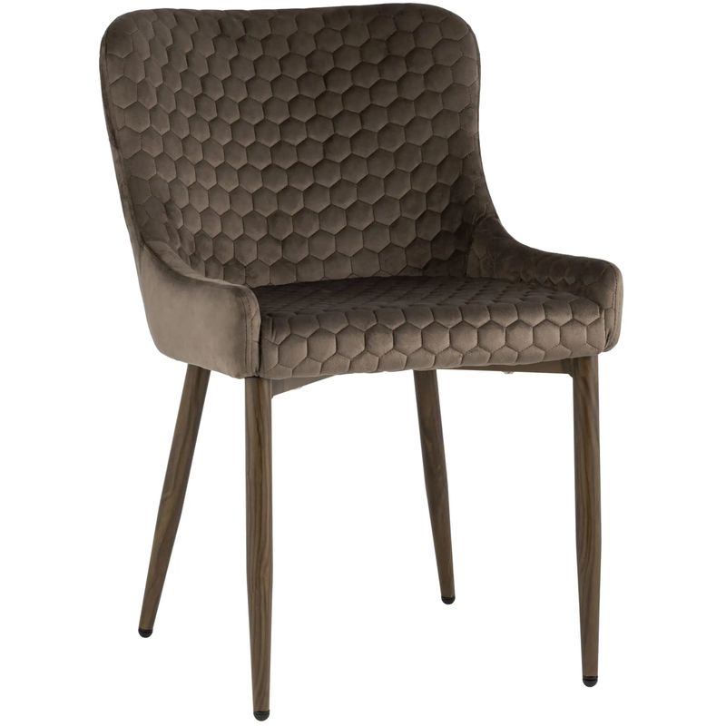 Стул Stitch Honey Chair Коричневый Велюр Коричневый Стул Stitch Honey Chair Коричневый Велюр Коричневый в Костроме | Loft Concept