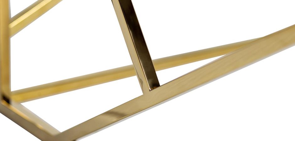 Кофейный стол Serene Furnishing Gold Clear Glass Top coffee table Кофейный стол Serene Furnishing Gold Clear Glass Top coffee table - Loft-Concept в Костроме