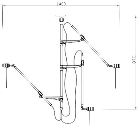 Потолочный светильник Steampunk Extension Pole Потолочный светильник Steampunk Extension Pole в Костроме