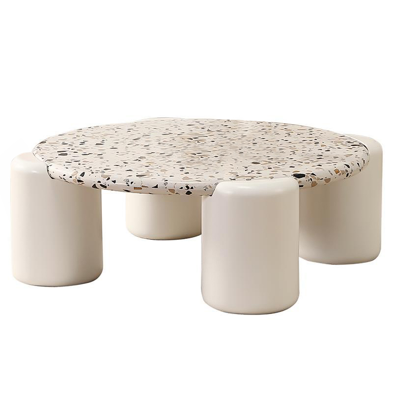Кофейный стол Page Marble Coffee Table Бежевый Коричневый Кофейный стол Page Marble Coffee Table Бежевый Коричневый в Костроме | Loft Concept