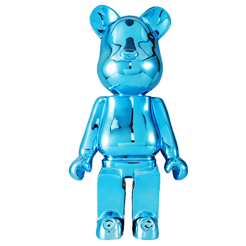 Статуэтка Bearbrick Blue Синий Статуэтка Bearbrick Blue Синий в Костроме | Loft Concept