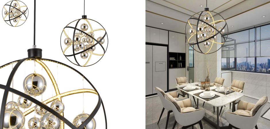 Люстра Atomic nucleus Chandelier Люстра Atomic nucleus Chandelier - Loft-Concept в Костроме