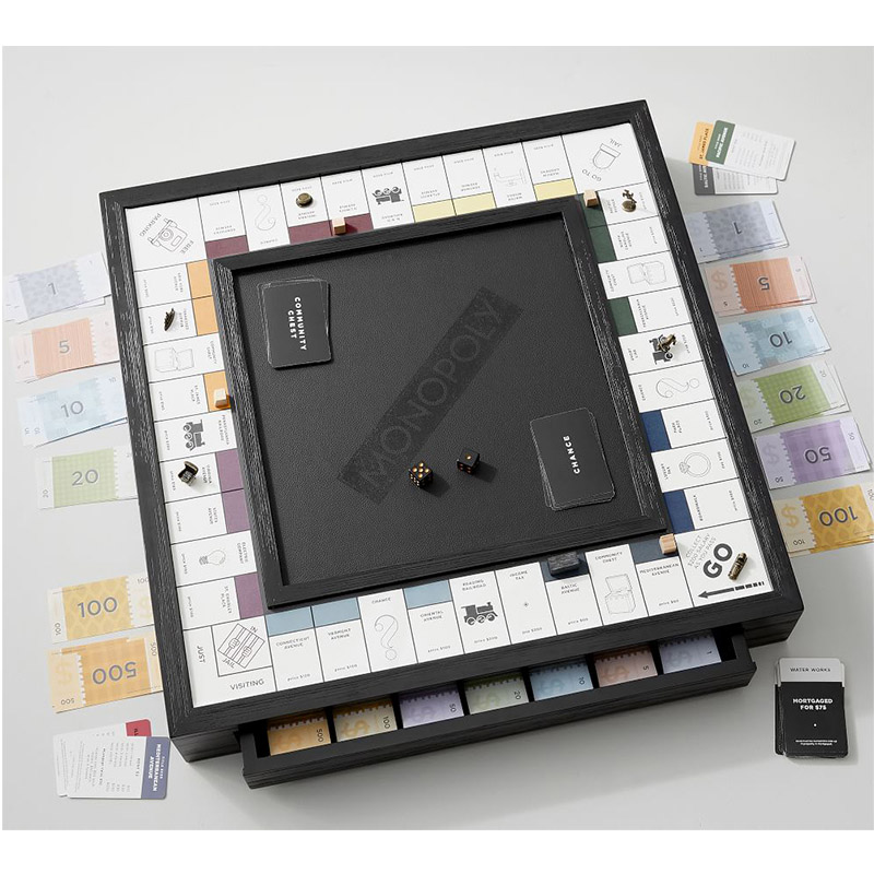 Настольная Игра "Монополия" Black Luxury Edition Черный Настольная Игра "Монополия" Black Luxury Edition Черный в Костроме | Loft Concept