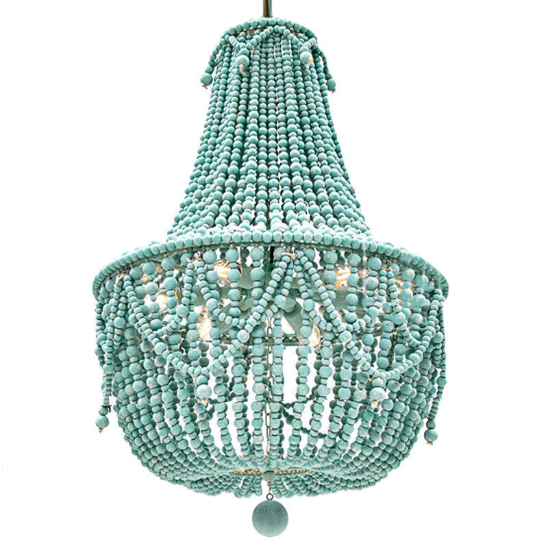 Люстра Chanteuse Chandelier Turquoise Бирюзовый Люстра Chanteuse Chandelier Turquoise Бирюзовый в Костроме | Loft Concept
