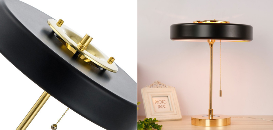 Настольная Bert Frank Revolve Table Lamp Black Настольная Bert Frank Revolve Table Lamp Black - Loft-Concept в Костроме
