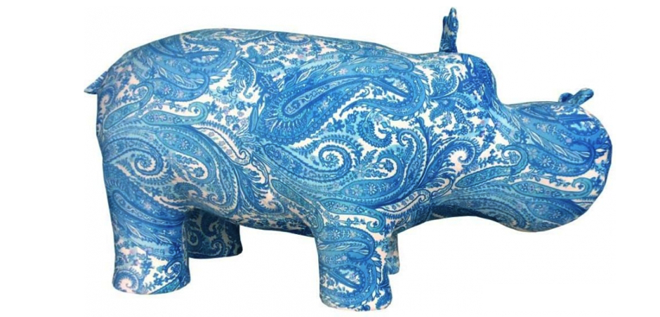 Пуф Бегемот Poof Hippo pattern Пуф Бегемот Poof Hippo pattern - Loft-Concept в Костроме