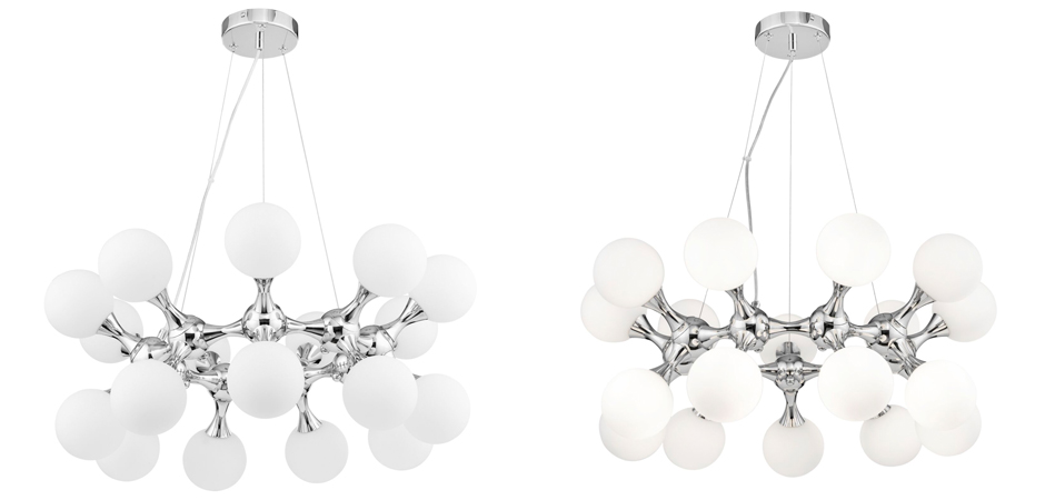 Люстра MOONDROP Chandelier Chromium 18 Люстра MOONDROP Chandelier Chromium 18 - Loft-Concept в Костроме