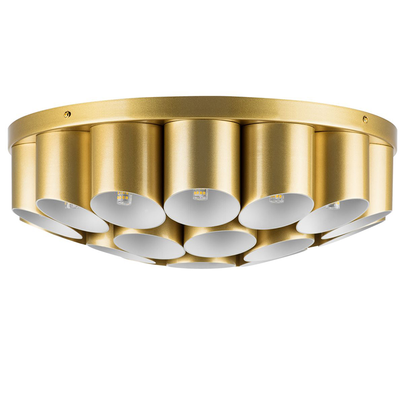 Потолочный светильник Garbi Gold Pipe Organ Ceiling Lamp 22 Золотой Белый Потолочный светильник Garbi Gold Pipe Organ Ceiling Lamp 22 Золотой Белый в Костроме | Loft Concept