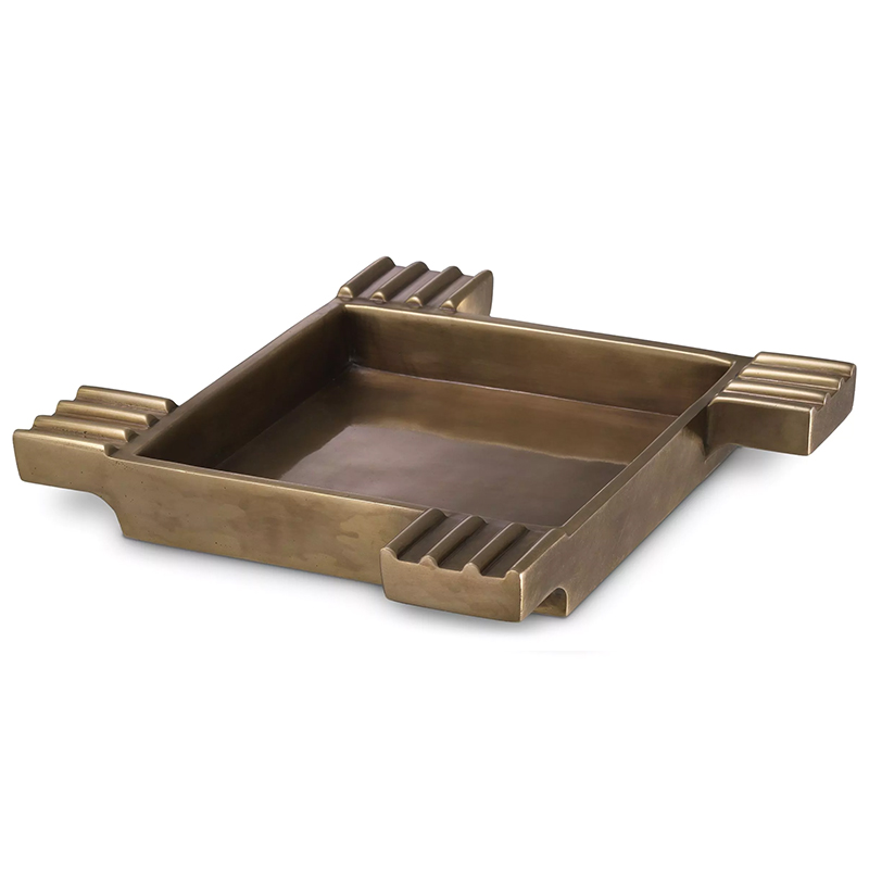 Пепельница Eichholtz Ashtray Mack Латунь Пепельница Eichholtz Ashtray Mack Латунь в Костроме | Loft Concept