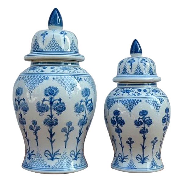 Ваза с крышкой Ceramo Светло-голубой Ваза с крышкой Ceramo Светло-голубой в Костроме | Loft Concept