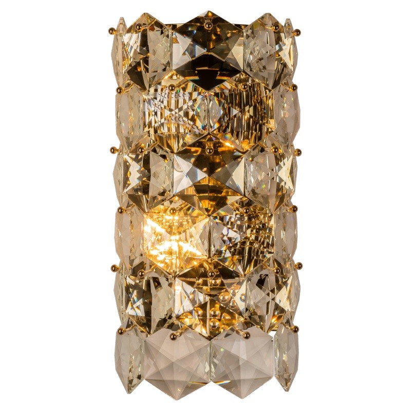 Бра Tiers Crystal Light Ermitage Wall Lamp Прозрачное Стекло Золотой Бра Tiers Crystal Light Ermitage Wall Lamp Прозрачное Стекло Золотой в Костроме | Loft Concept
