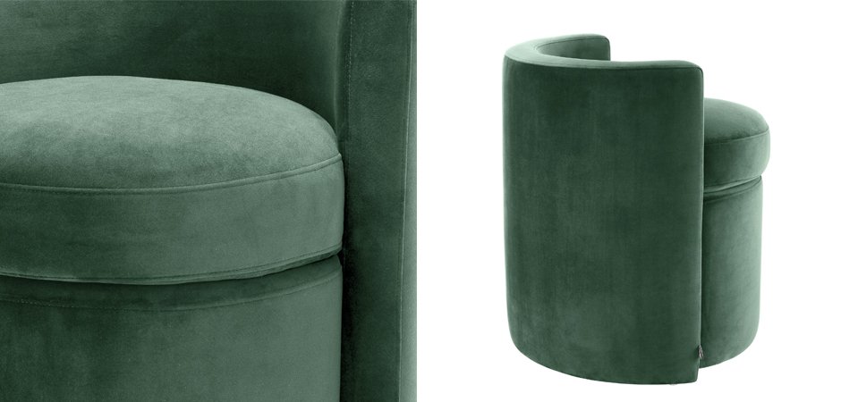 Кресло Eichholtz Stool Arcadia dark green Кресло Eichholtz Stool Arcadia dark green - Loft-Concept в Костроме
